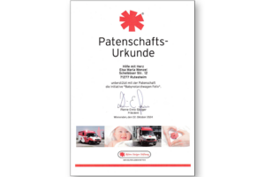 Patenschaftsurkunde